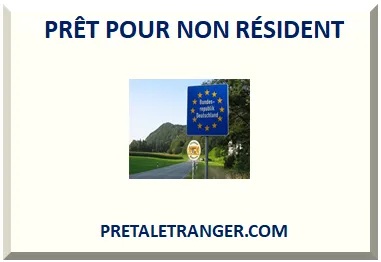 PRÊT À L'ÉTRANGER POUR NON-RÉSIDENT